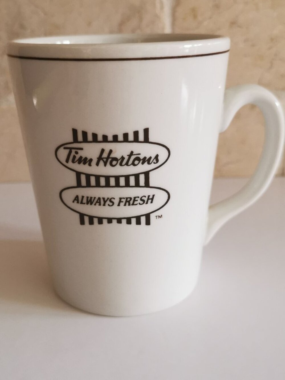 Retro Tim Hortons Coffee Mug Timmies Always Fresh Toujours Frais Seelite